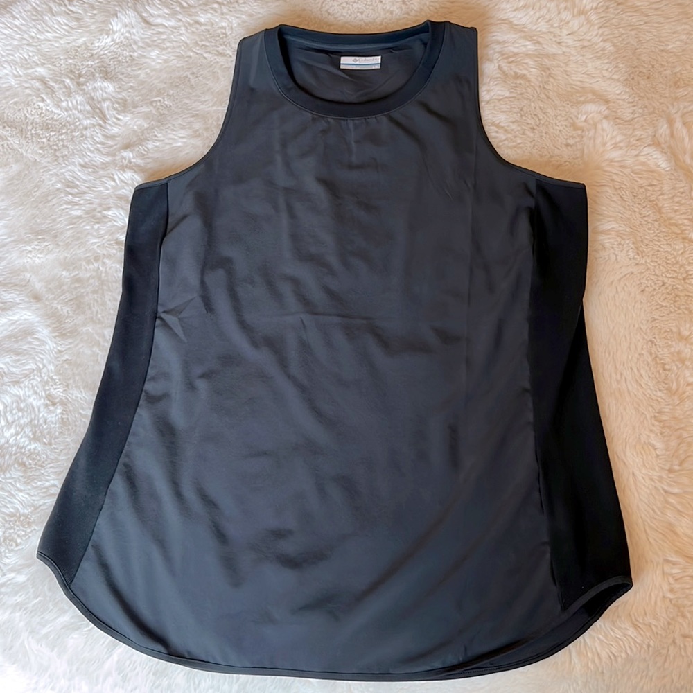 Black, tunic length tank